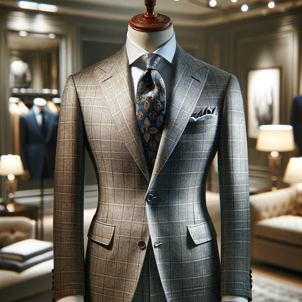 Premium 100% Wool Italian Suit - Classic Tailored Fit for the Modern Gentleman